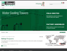 Tablet Screenshot of ilmedimpianti.com